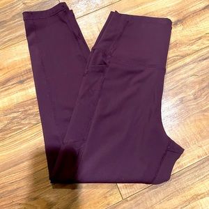 Zyia plum brilliant leggings